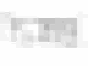 Grundriss einer modernen Wohnung mit drei Schlafzimmern